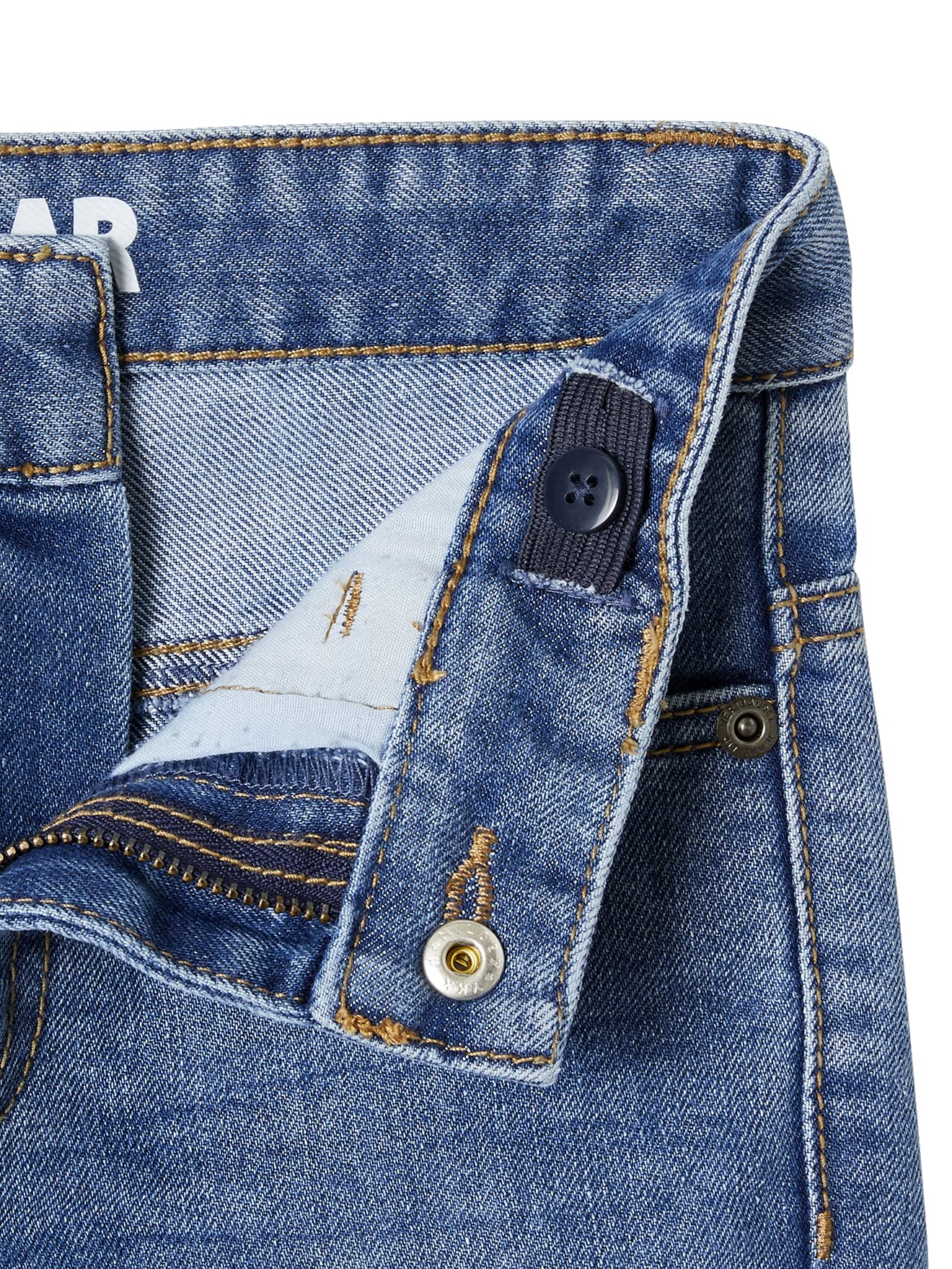 VERTBAUDET Jean Droit Indestructible Garçon Zippé