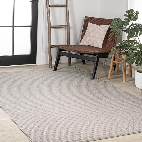 Miniatura 5 de JONATHAN Y SCN102D-3 Aarhus - Alfombra minimalista a rayas Scandi para interiores, clásica, casa de campo, casa de campo, casual, minimalista,