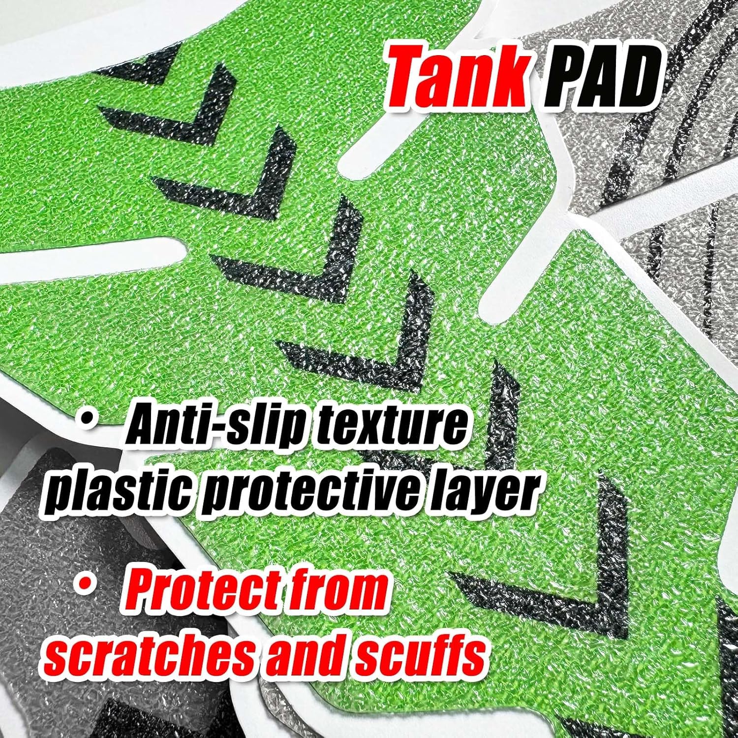 Fully Custom Motorcycle Gas Tank Pad Protector - Universal Anti-Slip Fish Bone Protection Grip Sticker Decal - Upload Your Photo/Image to create your unique TANK PAD
