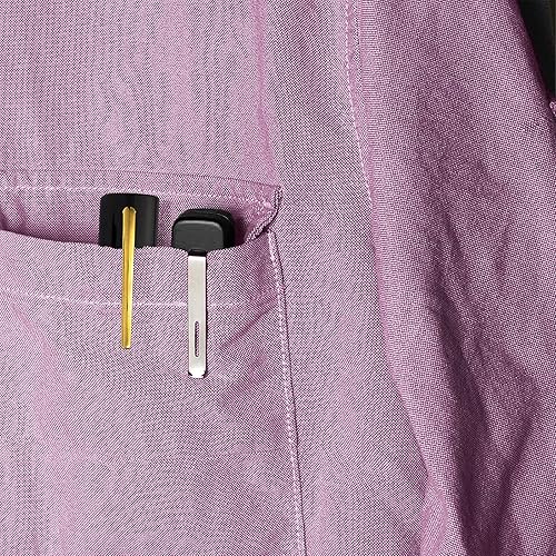 Miniatura 7 de Mini gafas de lectura de metal - Lectores de bolsillo delgados con estuche de clip de pluma para estuche de lectura (2 PCS) 1.00