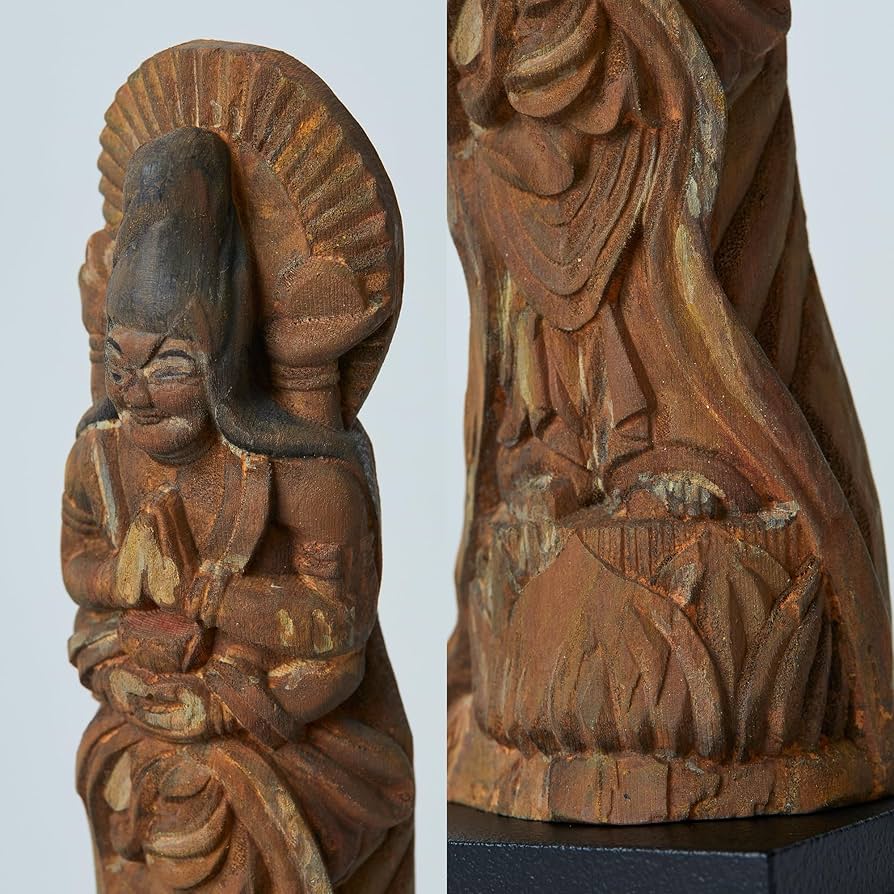 ★新品同様★イスム TanaCOCORO 掌 WOOD 准胝観音★23 Amazon｜イスムTanaCOCORO[掌] WOOD 准胝観音（木製：桧）＿木彫り