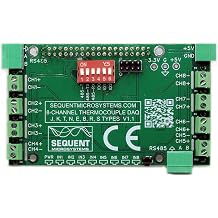 Eight Thermocouples DAQ 8-Layer Stackable HAT Made for Raspberry Pi