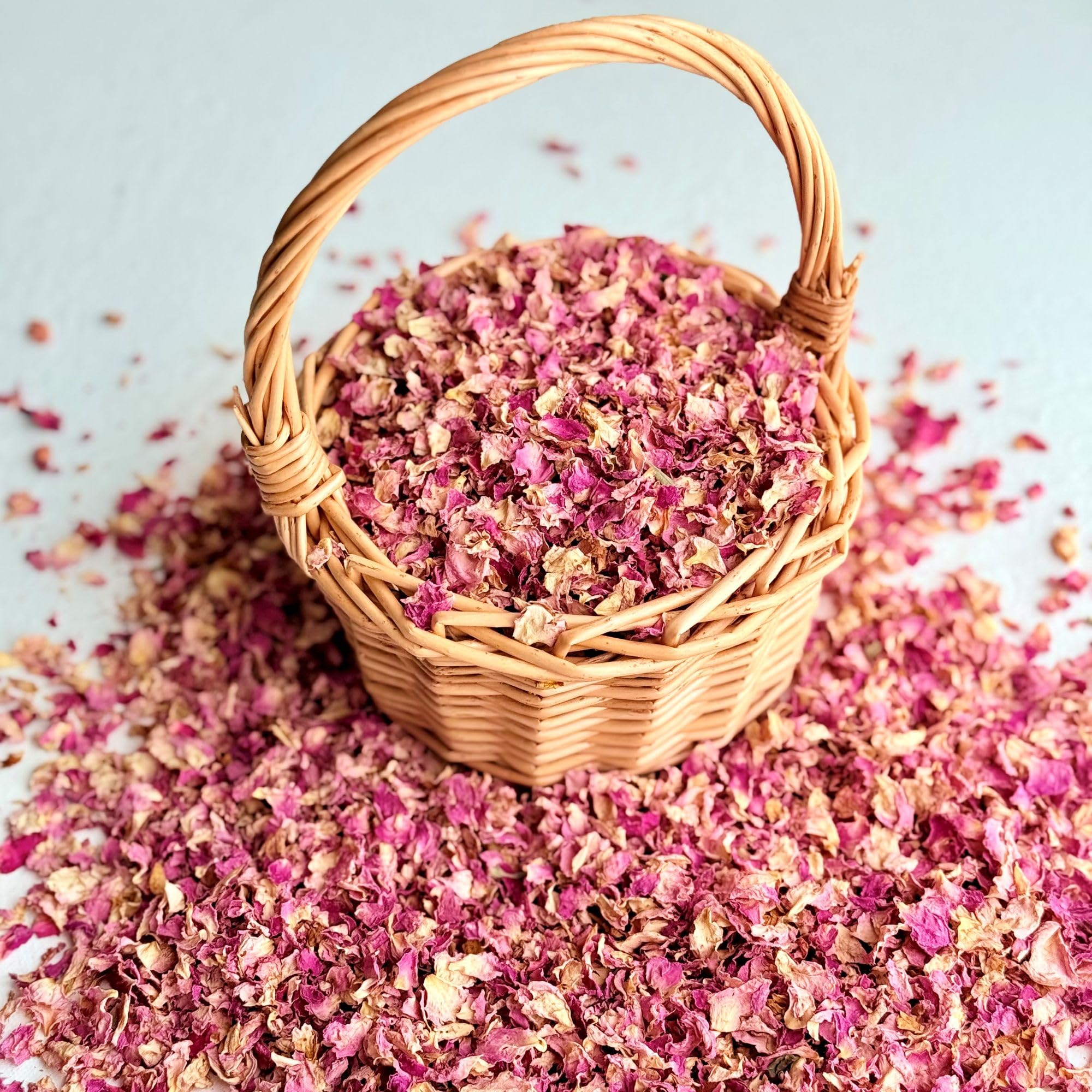 Natural Petal Confetti - 10 Litres - Vintage Pink Rose - Biodegradable (56)