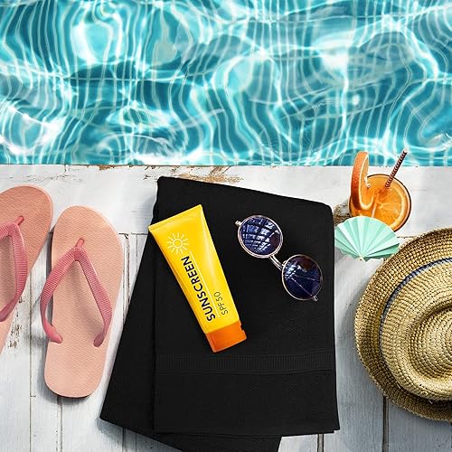 Vista 169 de Utopia Towels - Toalla de baño gigante, 2 unidades, 17.69 oz/yd2 (600 gsm), 100% algodón hilado en anillo, altamente absorbentes y de secado rápido