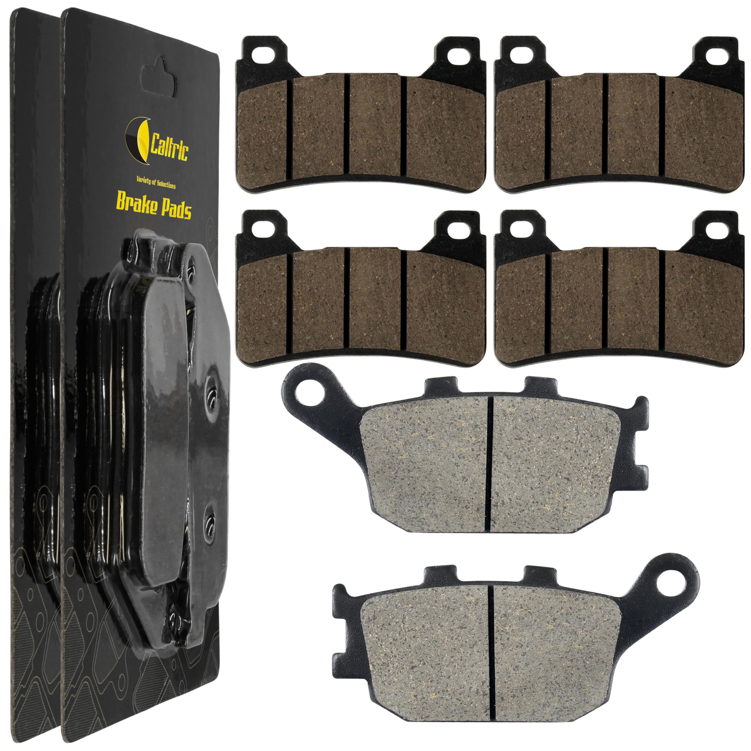 Amazon.com: Caltric Front Rear Brake Pads Compatible with