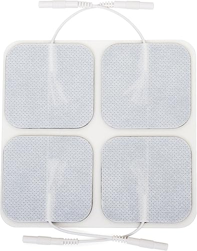Miniatura 2 de paquete de 40 reservas de 2 x 2 pulgadas de alta calidad reutilizable, Autoadhesivo almohadillas de electrodos para la unidad de TENSEMS,