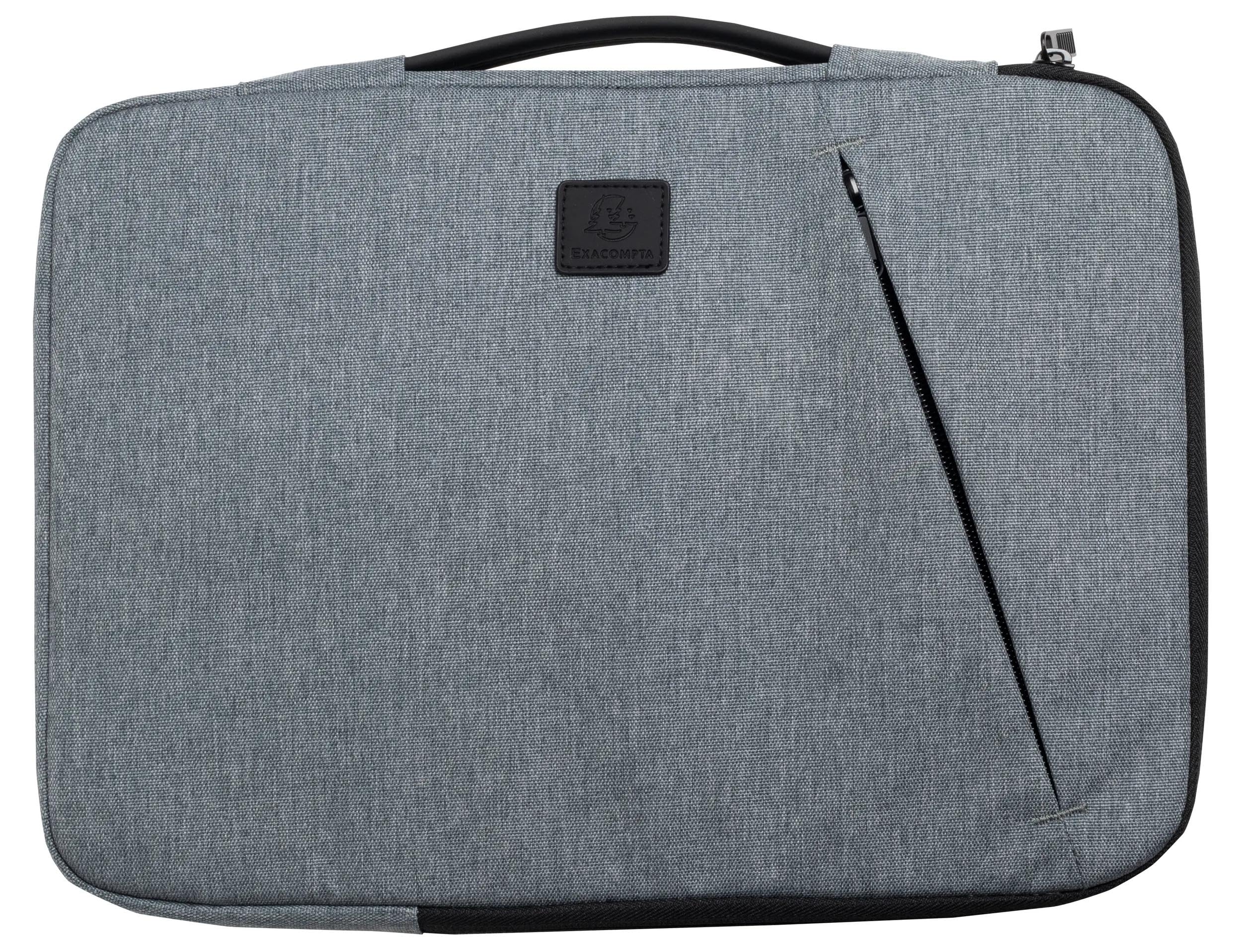 EXACOMPTA, Unisex computer case, grey, 35 x 25 x 2 cm