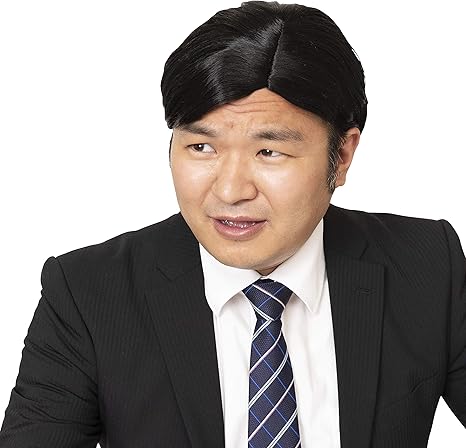 Amazon Party City カツランド バラエティグッズ 七三分け ユニセックス 黒 コスプレ 仮装 通販