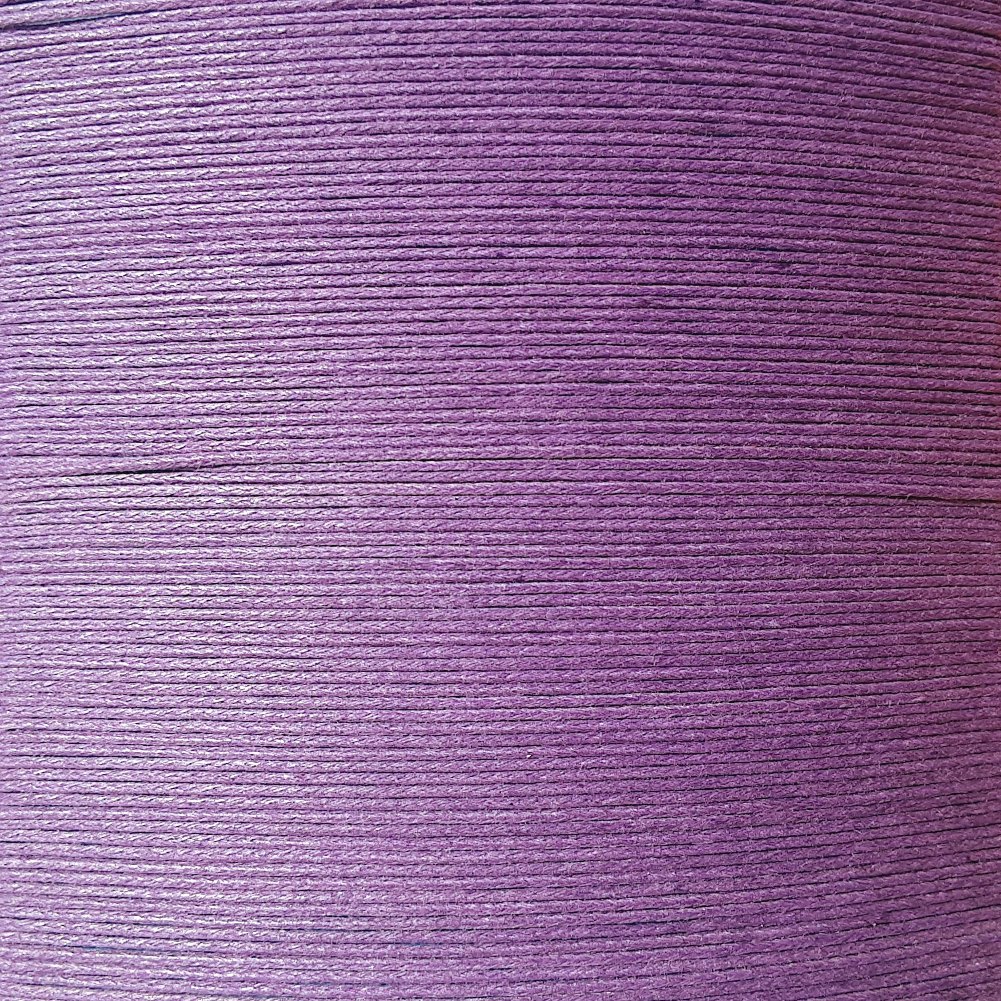 Waxed Cotton Cord 1mm,10m Jewellery Making & Bracelet Necklace Craft (12. VIOLET)