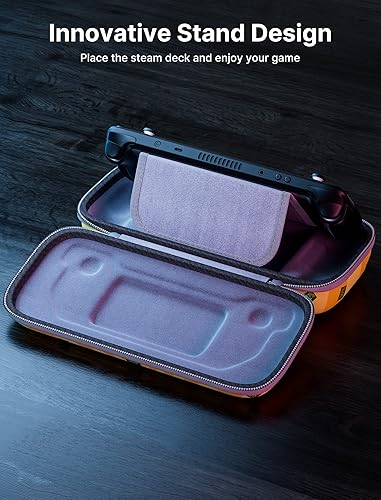 Miniatura 2 de JSAUX Funda de transporte compatible con la cubierta de vapor funda rígida protectora de transporte con adaptador de CA integrado almacenamiento de