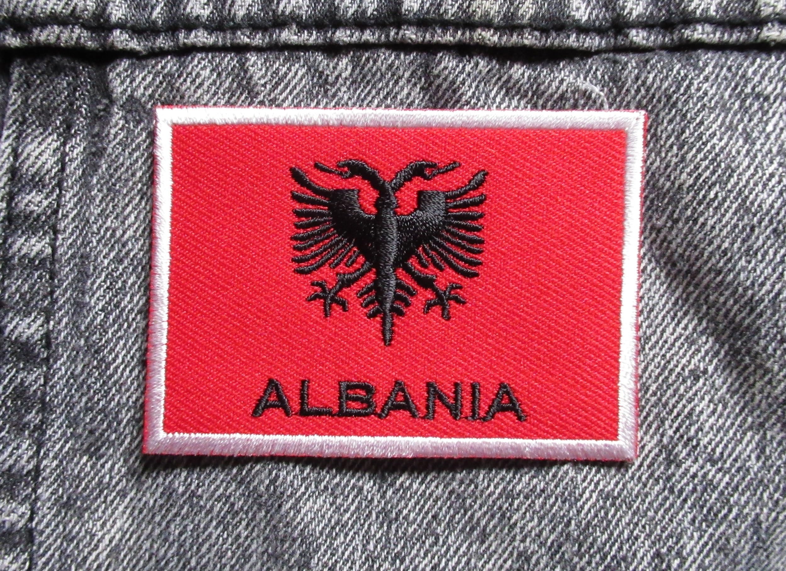 Patch Brodé Drapeau Guyane Française 7x4.5cm - Écusson Independence à Coudre