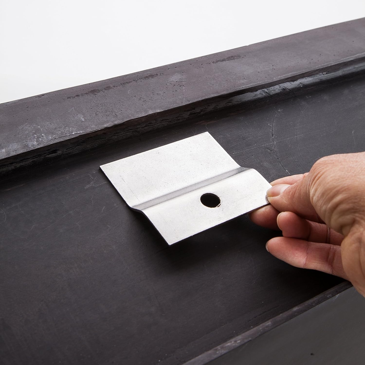 Urban Farmhouse Fiberglass Window Box w/ Reclaimed Cherry Finish 30 inch Length