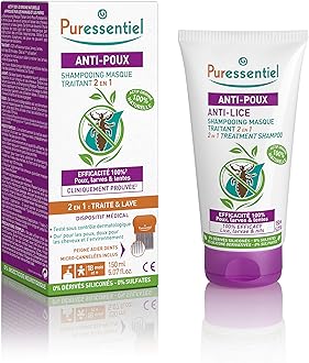 Anti-Lice 2-In-1 Treatment Shampoo Plus Comb Puressentiel For Unisex 5.07 oz Shampoo