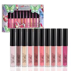 Enchante Ellen Tracy 10 Pc Lip Gloss Collection Shimmery Lip Glosses for Women and Girls Long Lasting Lip