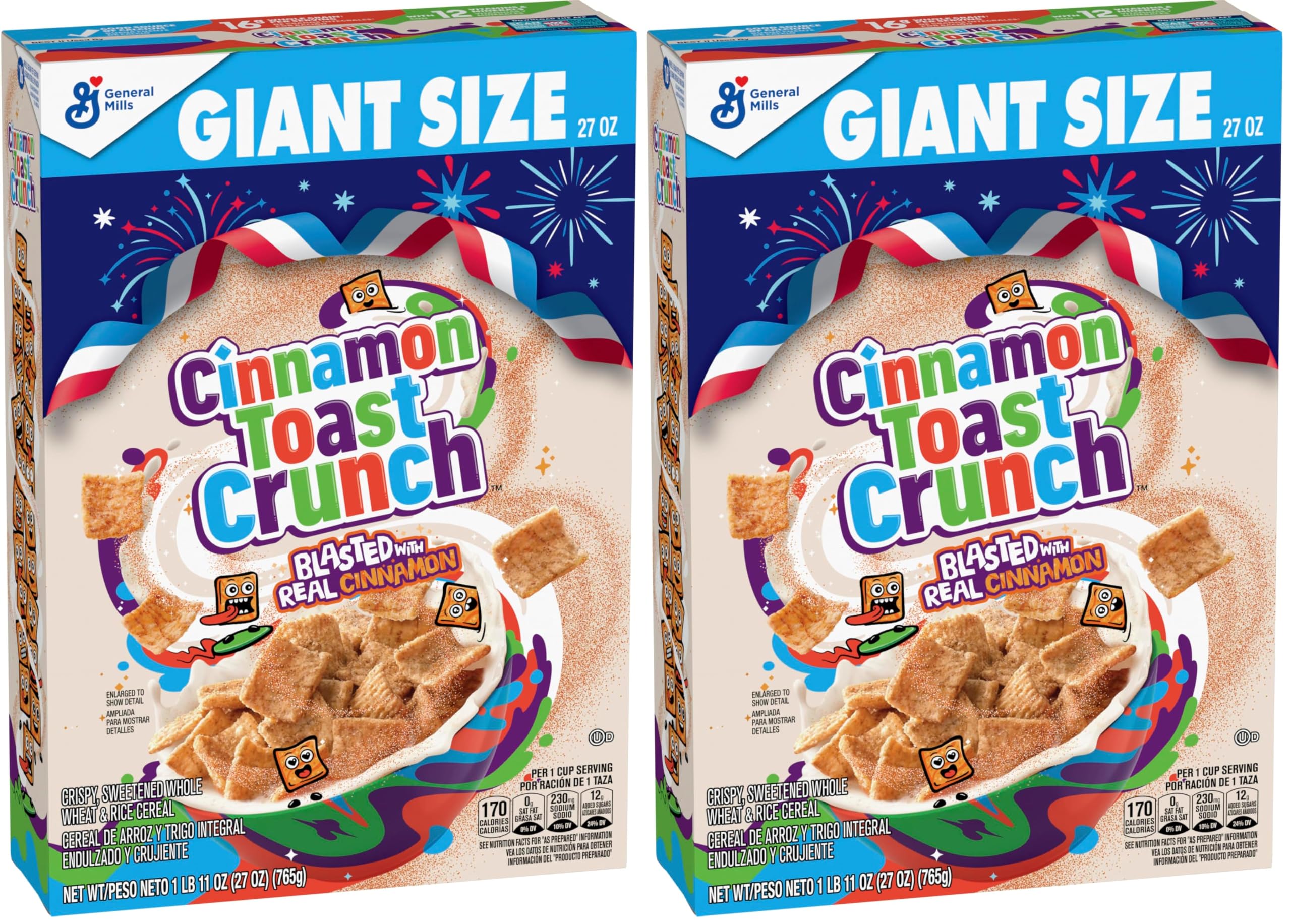 Amazon.com: Original Cinnamon Toast Crunch Breakfast Cereal, 27 OZ