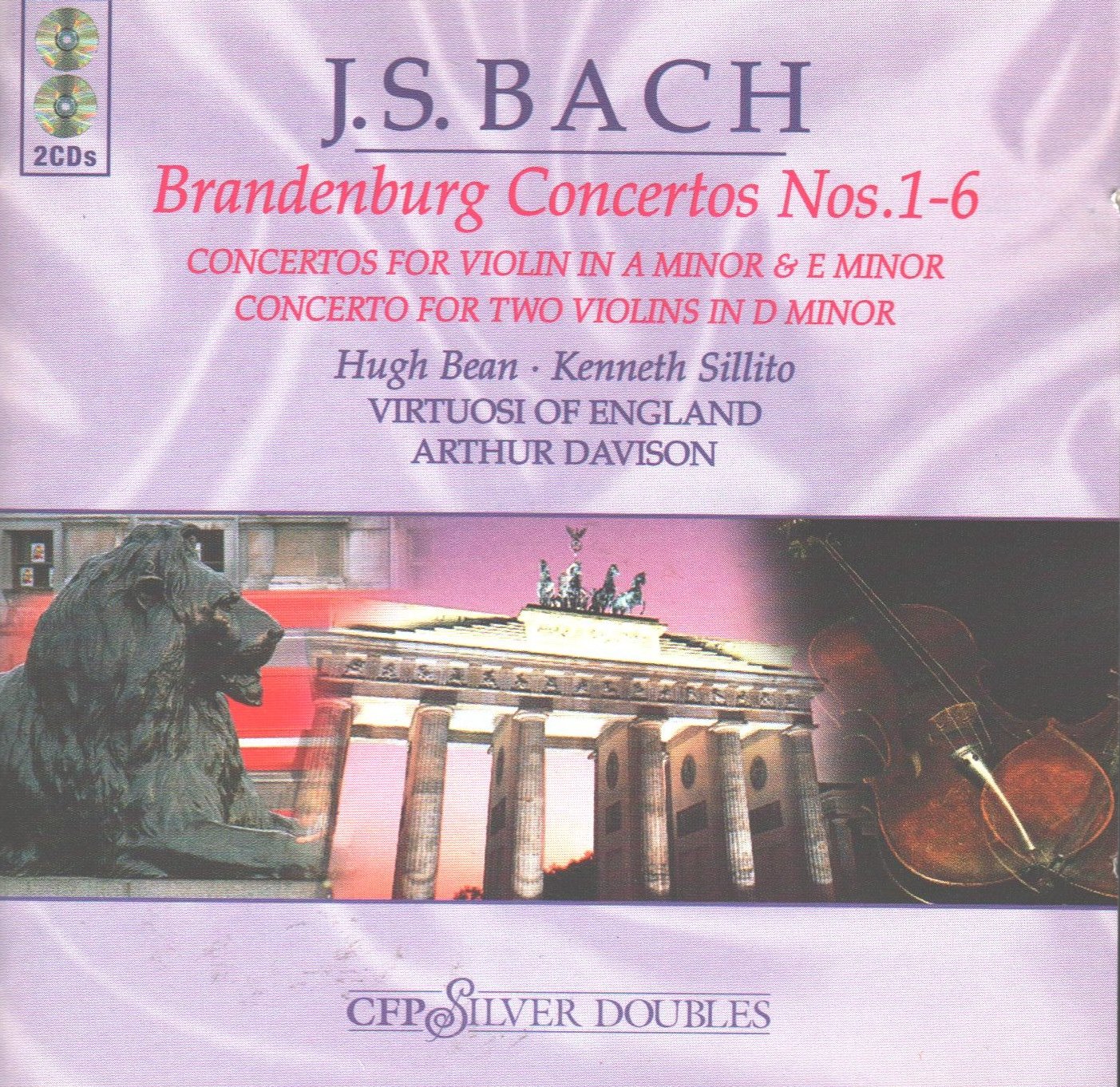 Brandenburg Concerti 1-6 [Audio CD] Bach, J.S.; Davidson; Bean and Sillito