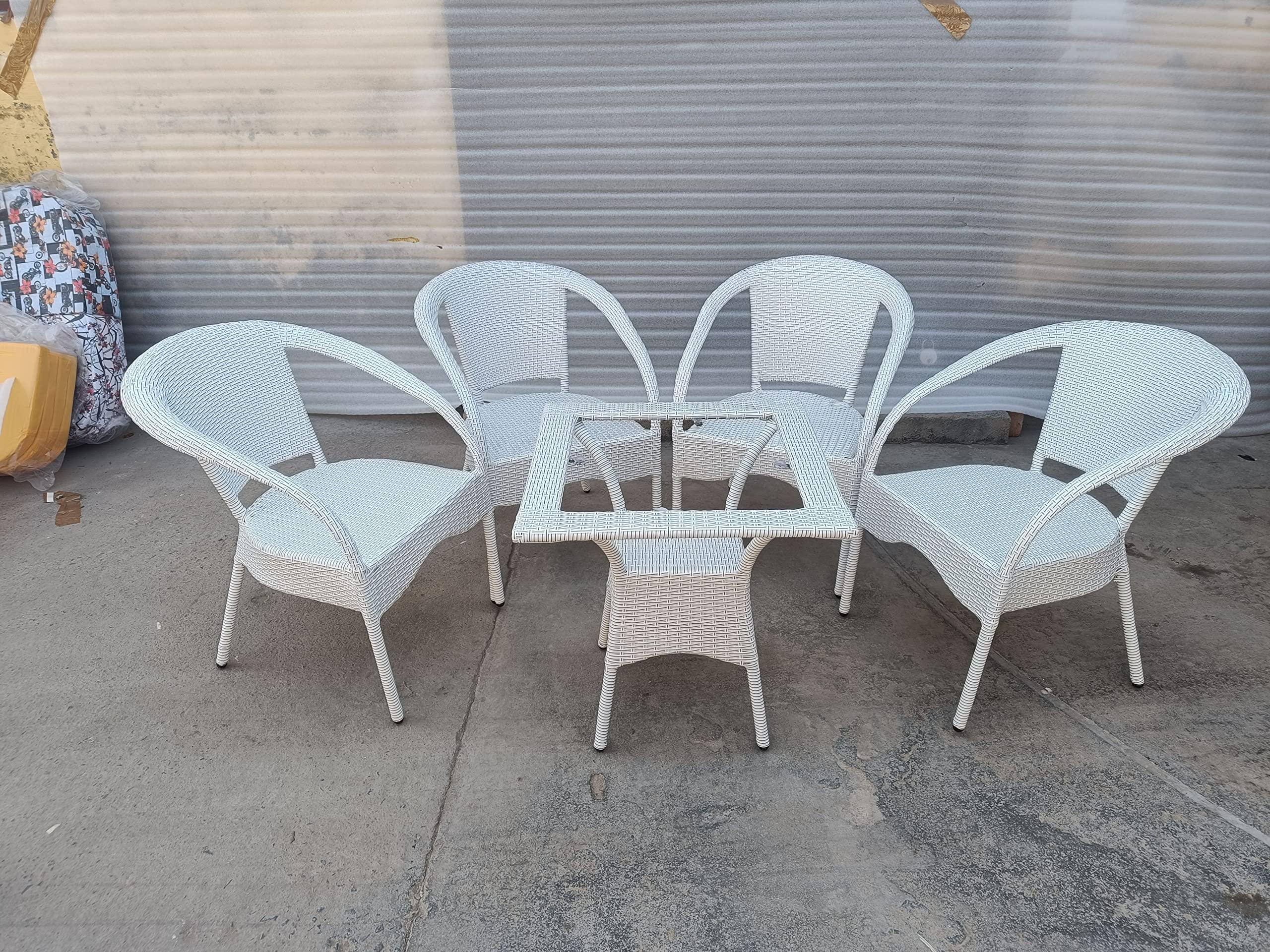 White Wicker Hampton Bay Wicker Patio Set Patio Lounge Chair