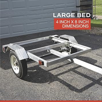 Ultra-Tow 40in. x 48in. Aluminum Utility Trailer Kit - 1060-Lb. Load Capacity
