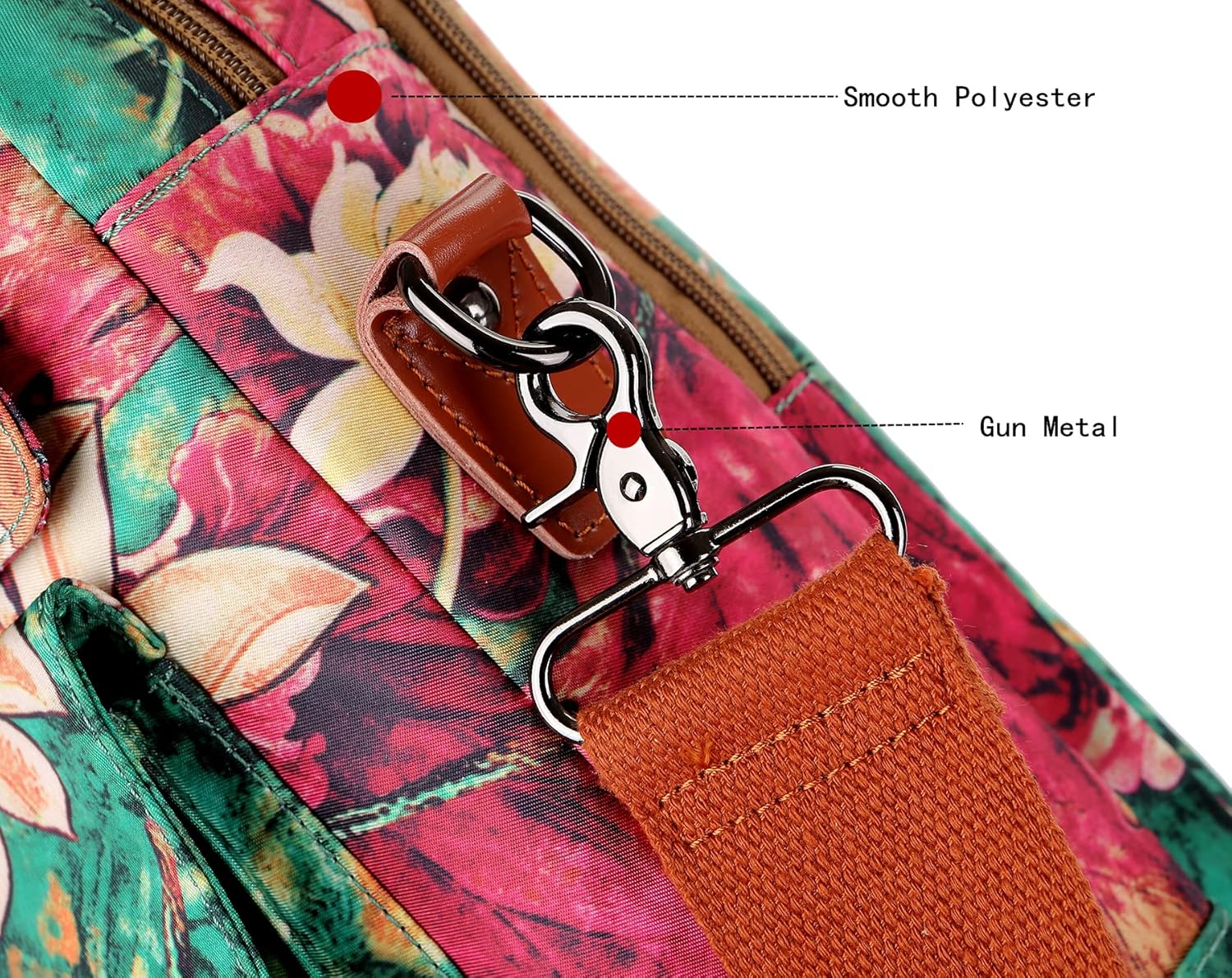 Baosha Multicoloured 17inch Laptop Computer Bag Messenger Bag Briefcase for Women BC-07 - Image 7