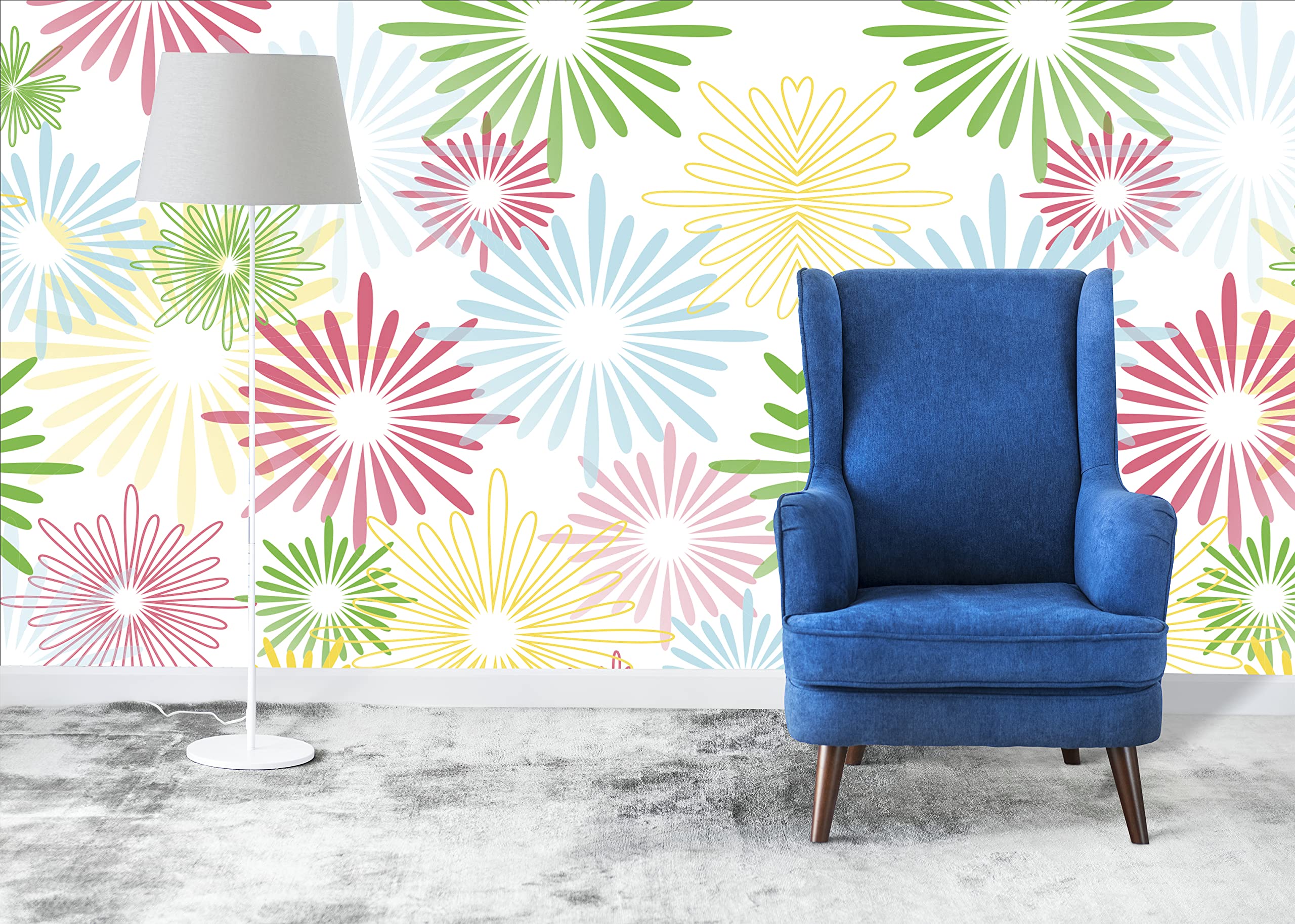 All Decorative Design Wallpaper for Home Decor, Living Room, Decal Self Adhesive (Waterproof)(DI 09) (16 X 50 INCH)