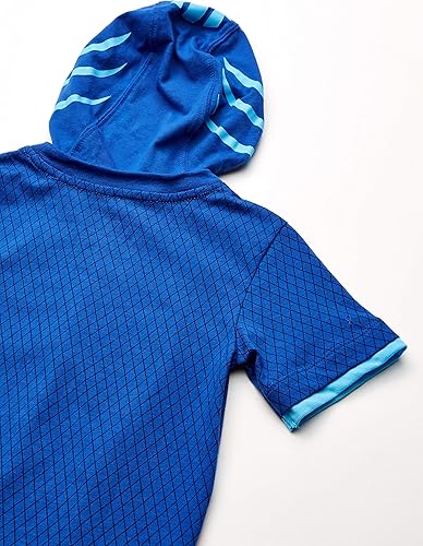 Miniatura 2 de PJ Masks Disfraz de Gekko y Catboy con capucha y máscara de malla para niño