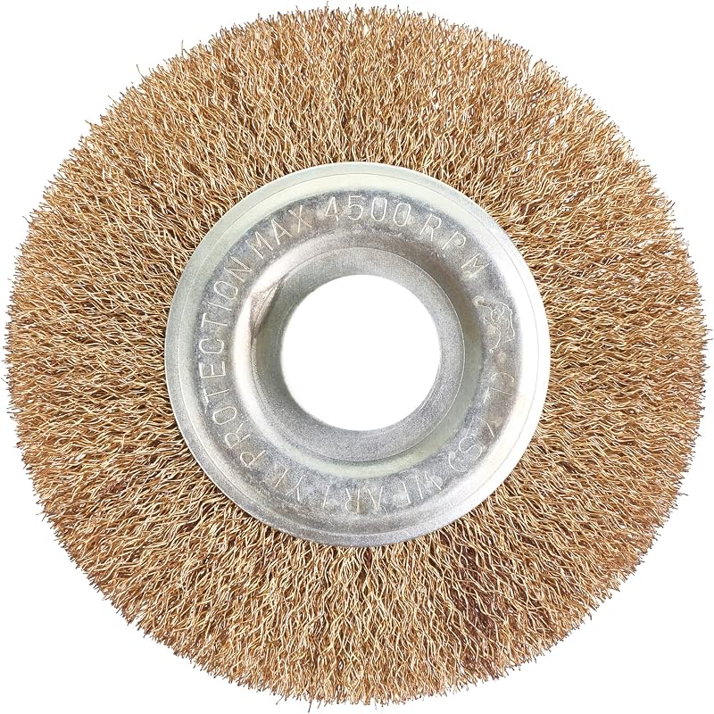 Ryobi RAC814 Wire Brush for Patio Cleaner | RAC814, 115mm wire brush, compatible RY18PCA, removes weeds from paving joints