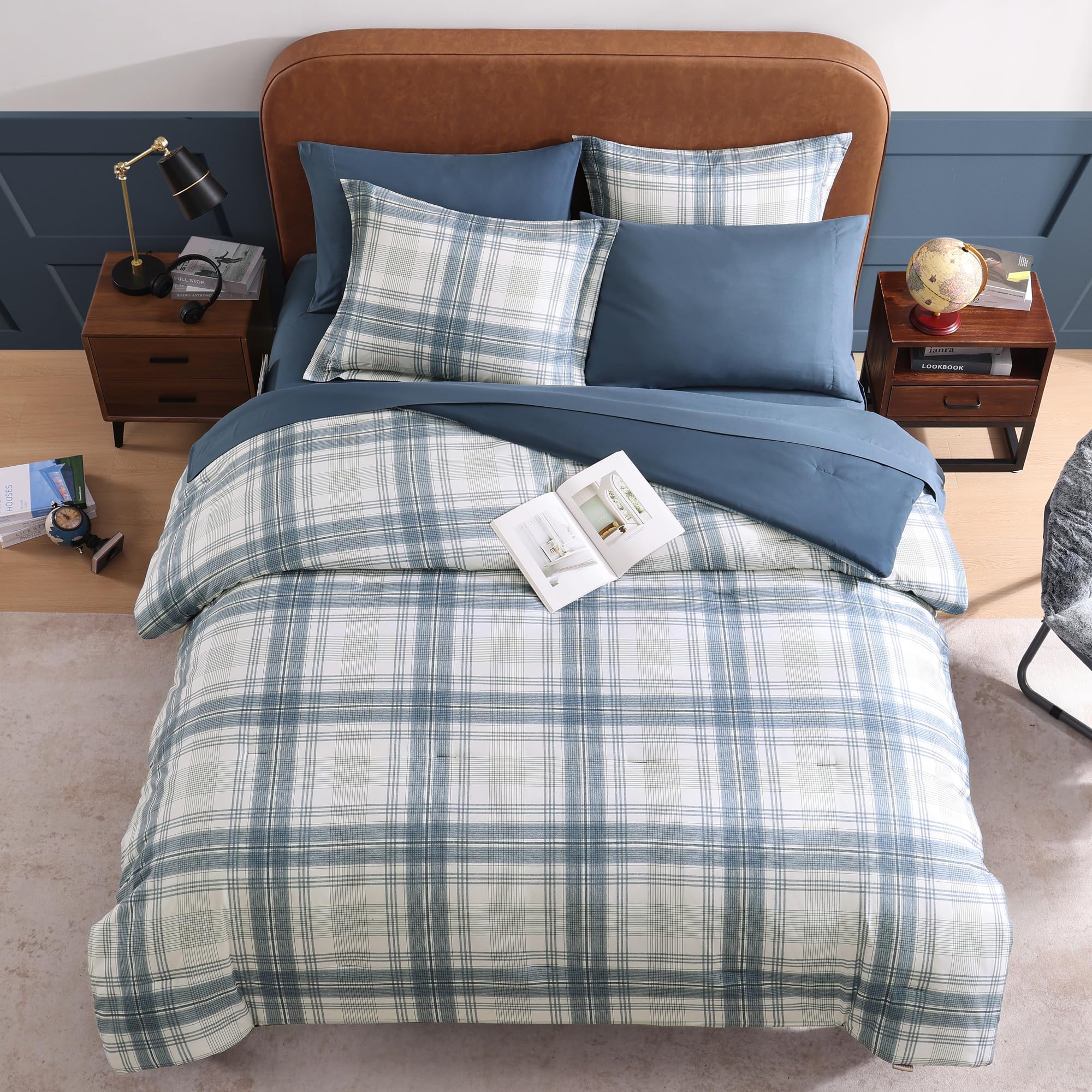 Plaid Comforter Set - Farmhouse Style -3 Plaid Comforter Set - Farmhouse Style -3