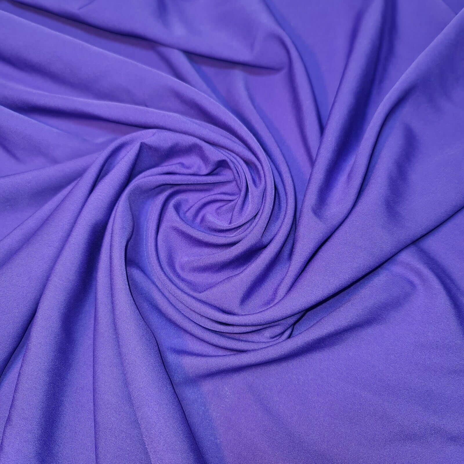Soft Peach Skin Powder Touch Dress Craft Lining Fabric Material 44" Wide Available in 8 Colours (Light Purple, 1 Meter) — image 1