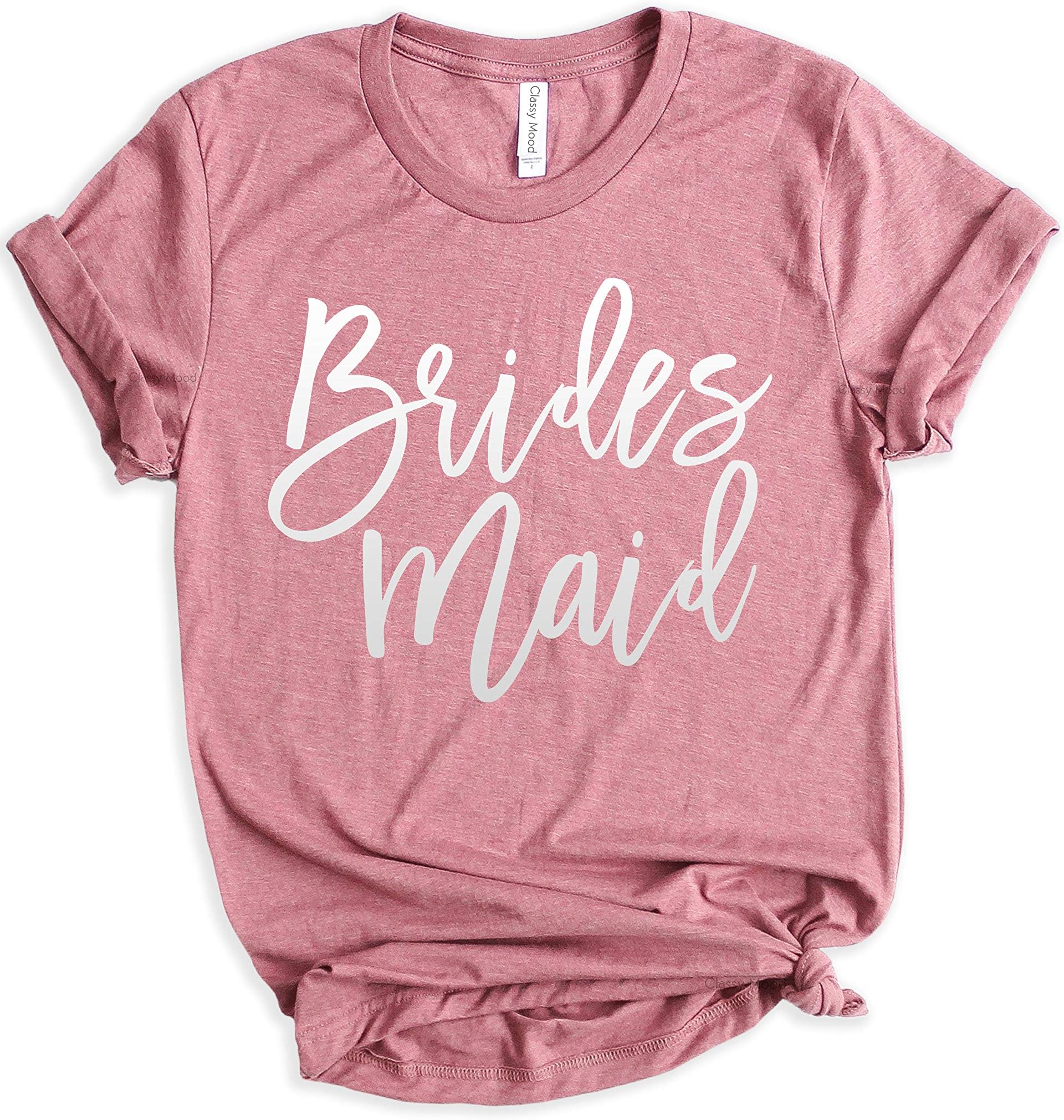 Bride Bachelorette Party Shirts Bridal Party T-Shirt Wedding Party Tshirt Bridesmaid Proposal Gift