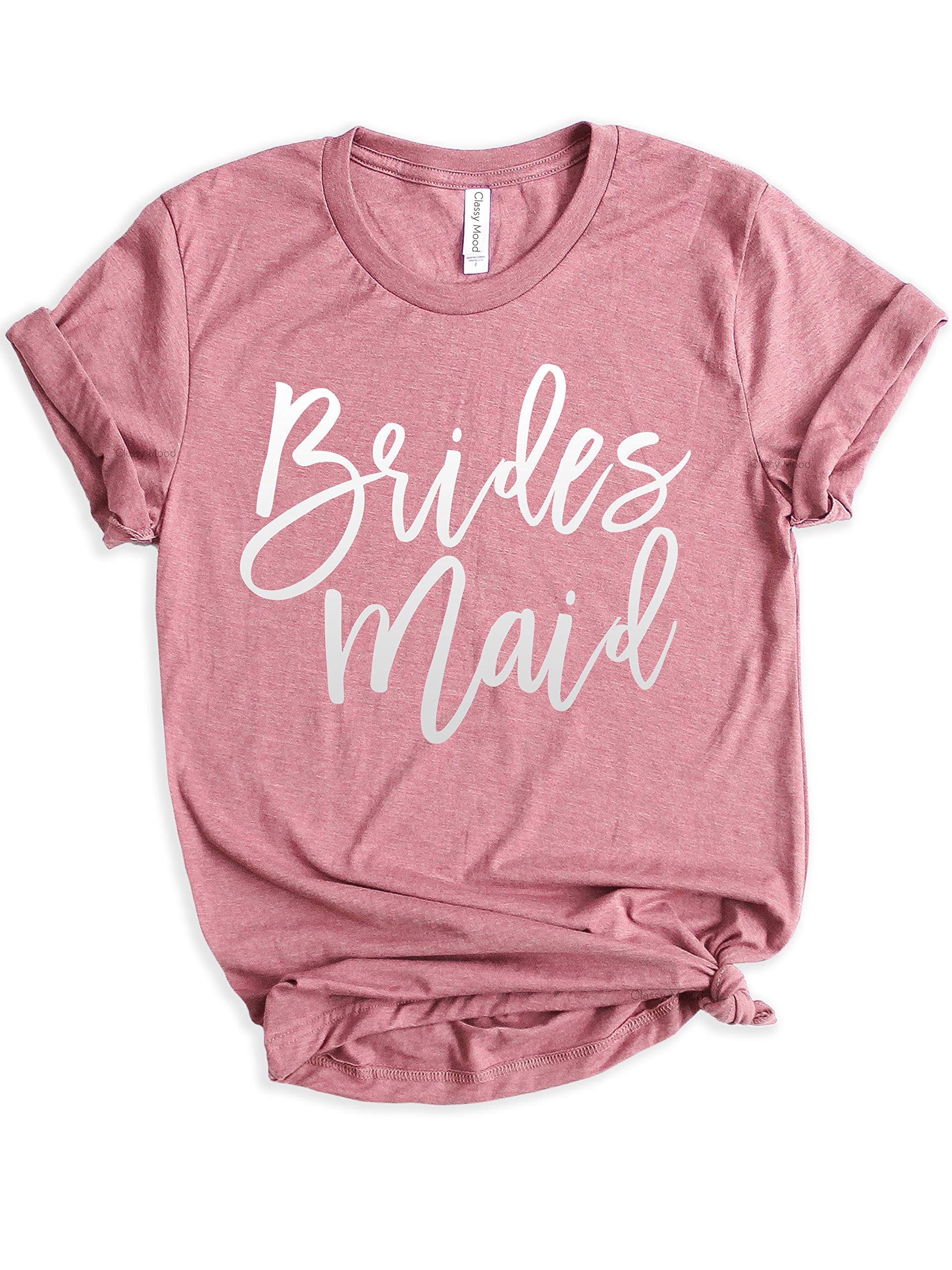 Classy MoodBride Bachelorette Party Shirts Bridal T-Shirt Wedding Tshirt Proposal Gift