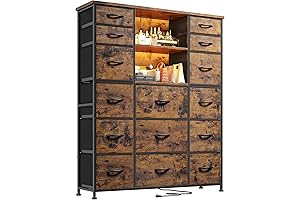 EnHomee Tall Dresser for Bedrooms with 8 Drawers