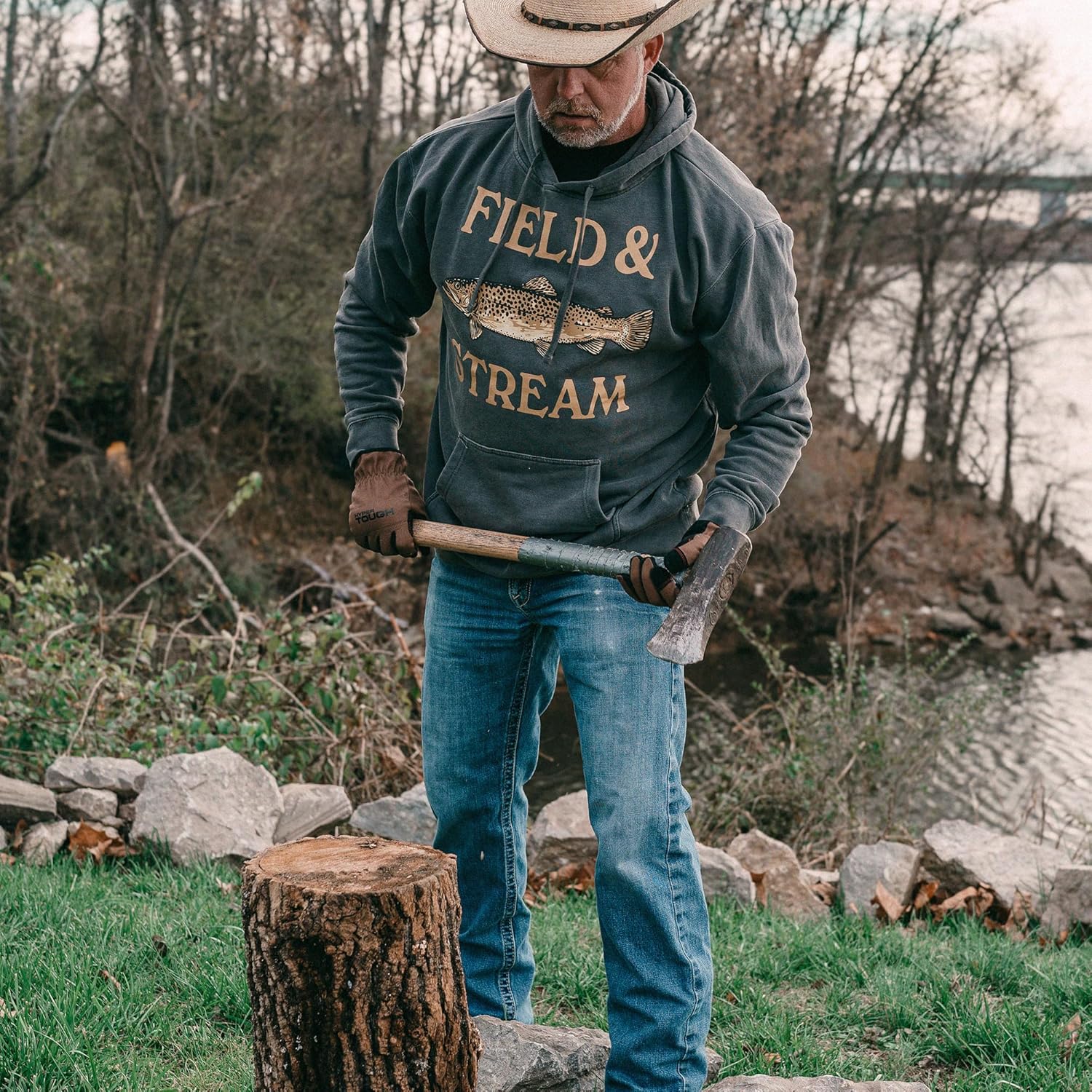 Field & Stream Fleece Graphic Hoodie