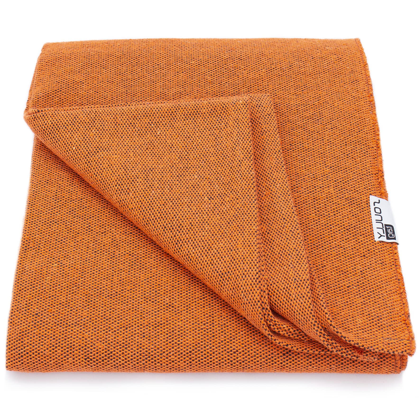 Couverture de canapé en coton orange 130x220 cm plaid de pique-nique Paris