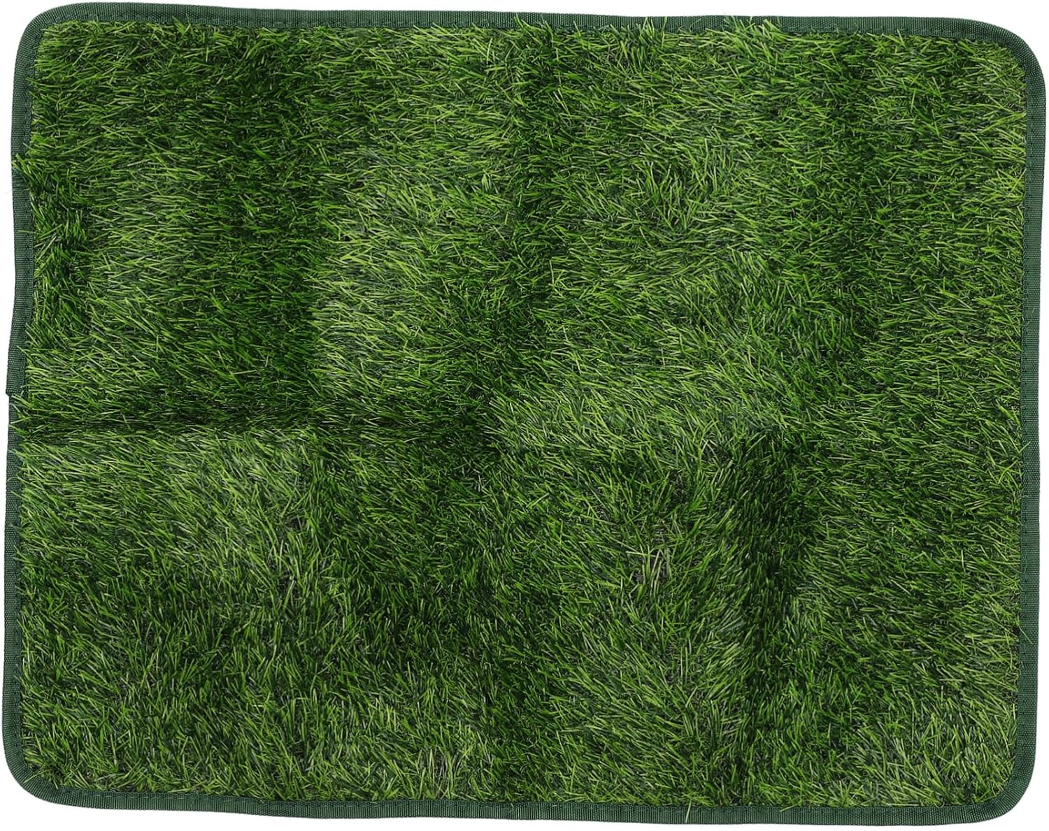 Wear Resistant Pet Pee Pad Artificial Grass Pad for Dogs and Puppies Absorbent Fake Grass Patch with Comfortable Texture Odor Removing Dog Potty Training Mat for Indoor Outdoor Use