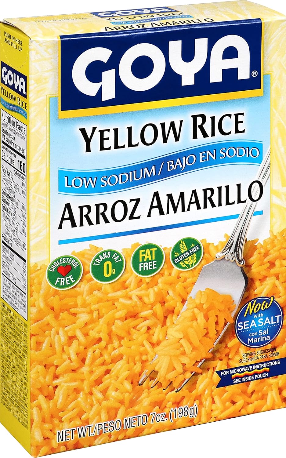 Buy Goya Foods Yellow Rice Mix Low Sodium 7 Ounce Pack Of 12 Online In Turkey B06xchr7p7