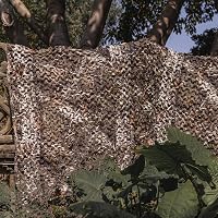 LOOGU Kamuflázs Háló 5x5m Napvédelem Kert Camping Parti Dekoráció Többféle Méret Szín 2