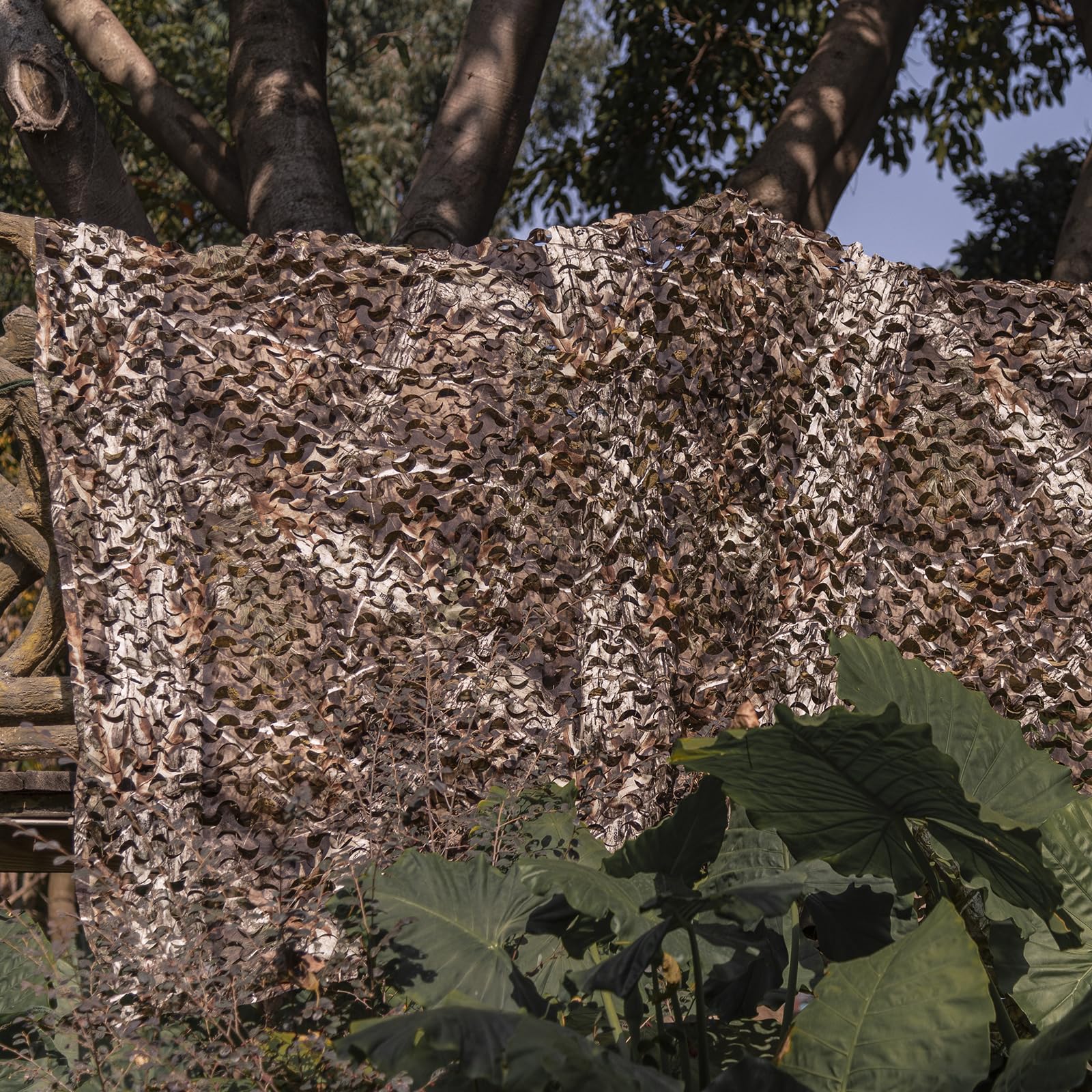 LOOGU - Red de Camuflaje para cortavistas, protección Solar, decoración de bosques, diseño de árboles, para el hogar, jardín, Camping, Caza — view 11
