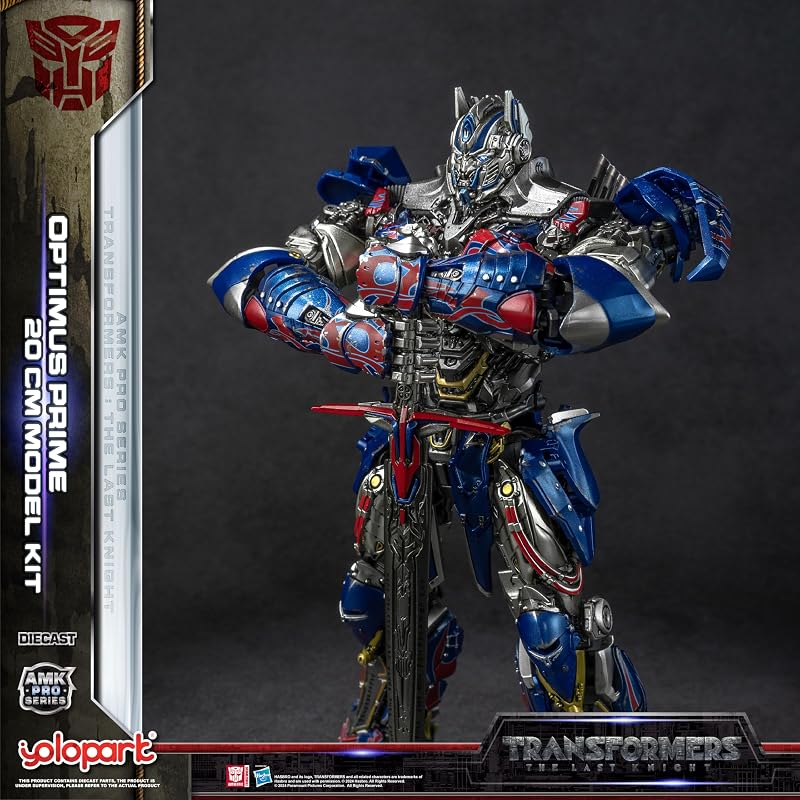 YOLOPARK Transformers The Last Knight Optimus Prime mozgatható akciófigura 20cm