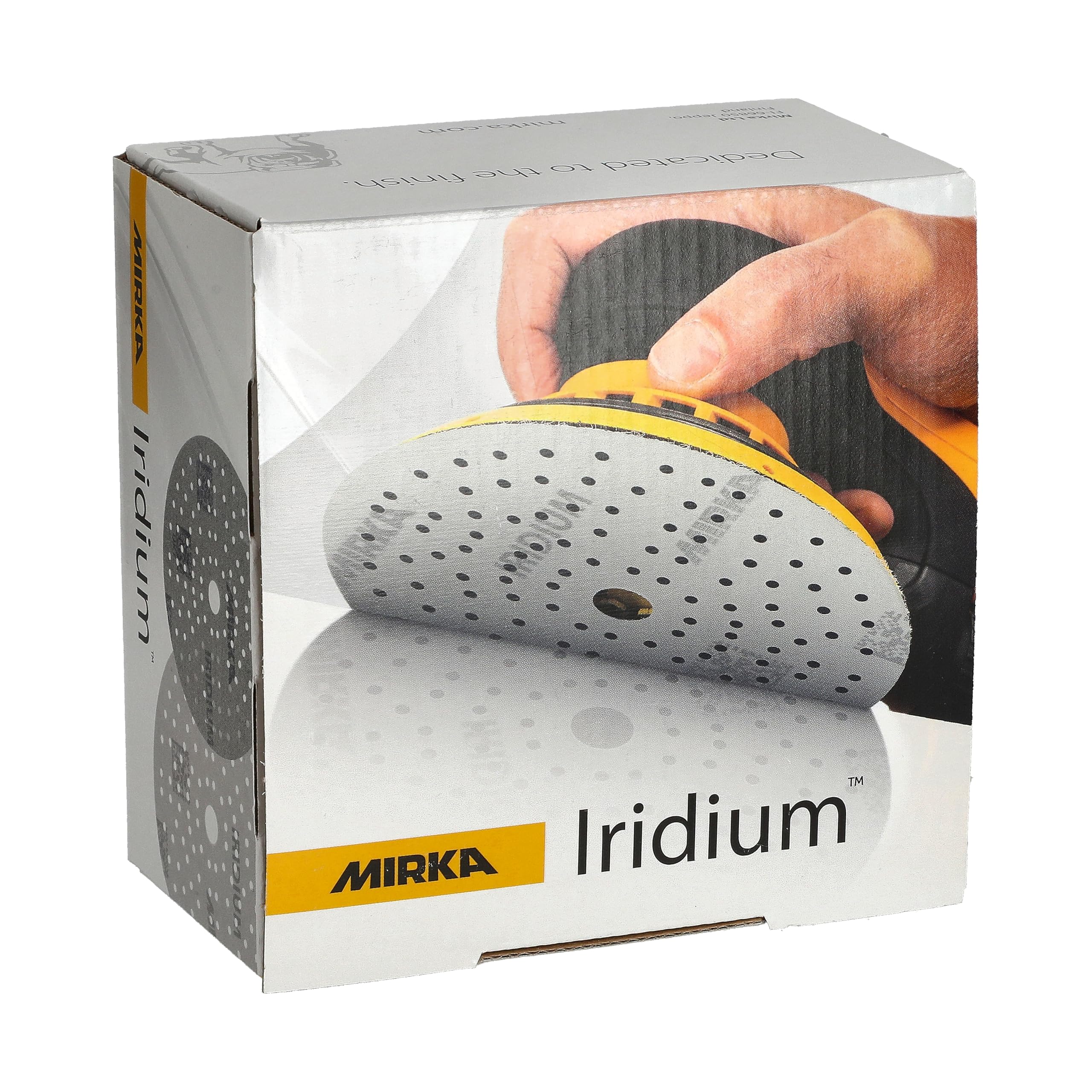Mirka Schleifpapier Iridium Ø125mm Klett 89-Loch Korn 240 100 Stk