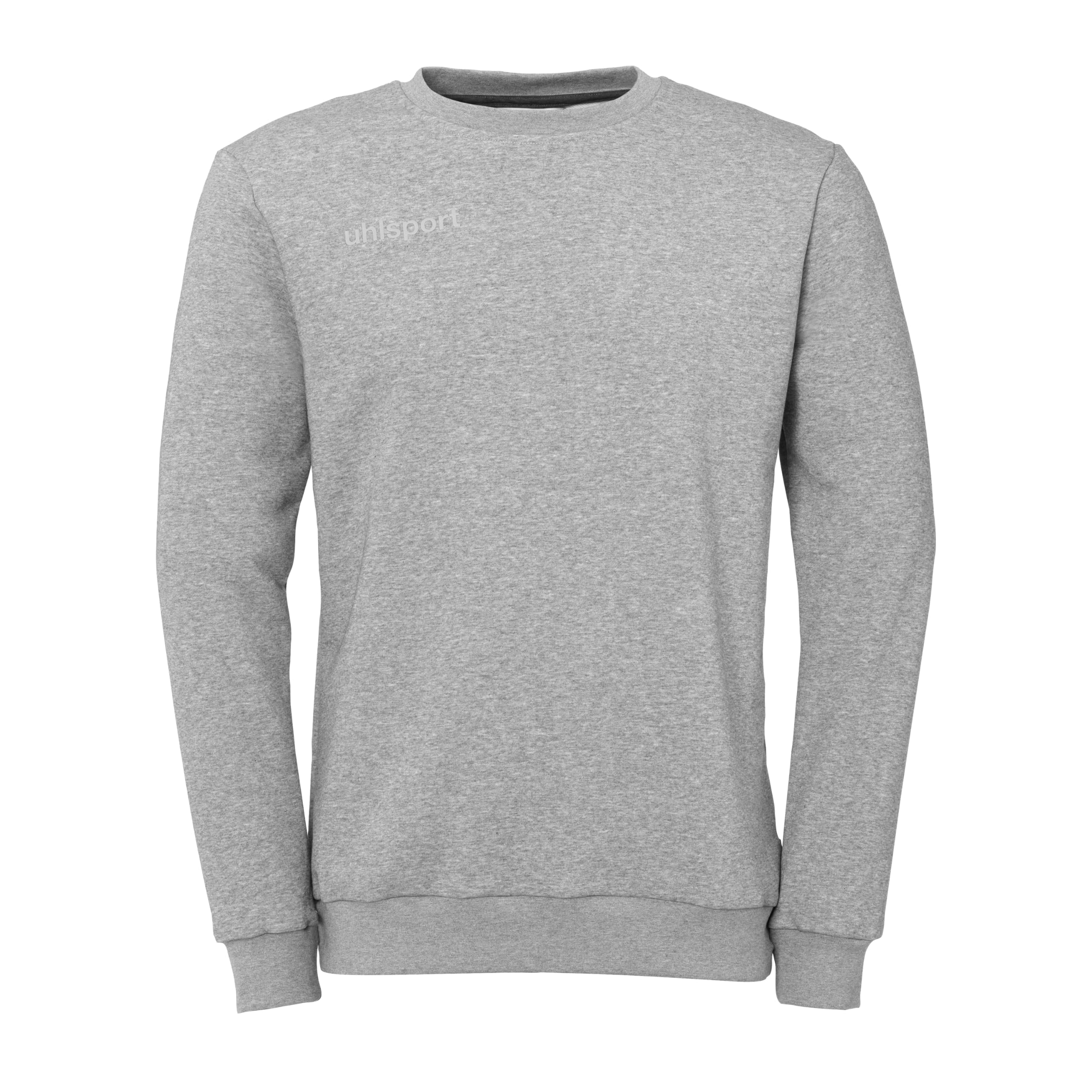 uhlsport Sweatshirt Long Sleeve Sweatshirt Sports Shirt Football Sweatshirt Unisex Cut, Dark grey melange, 140 cm