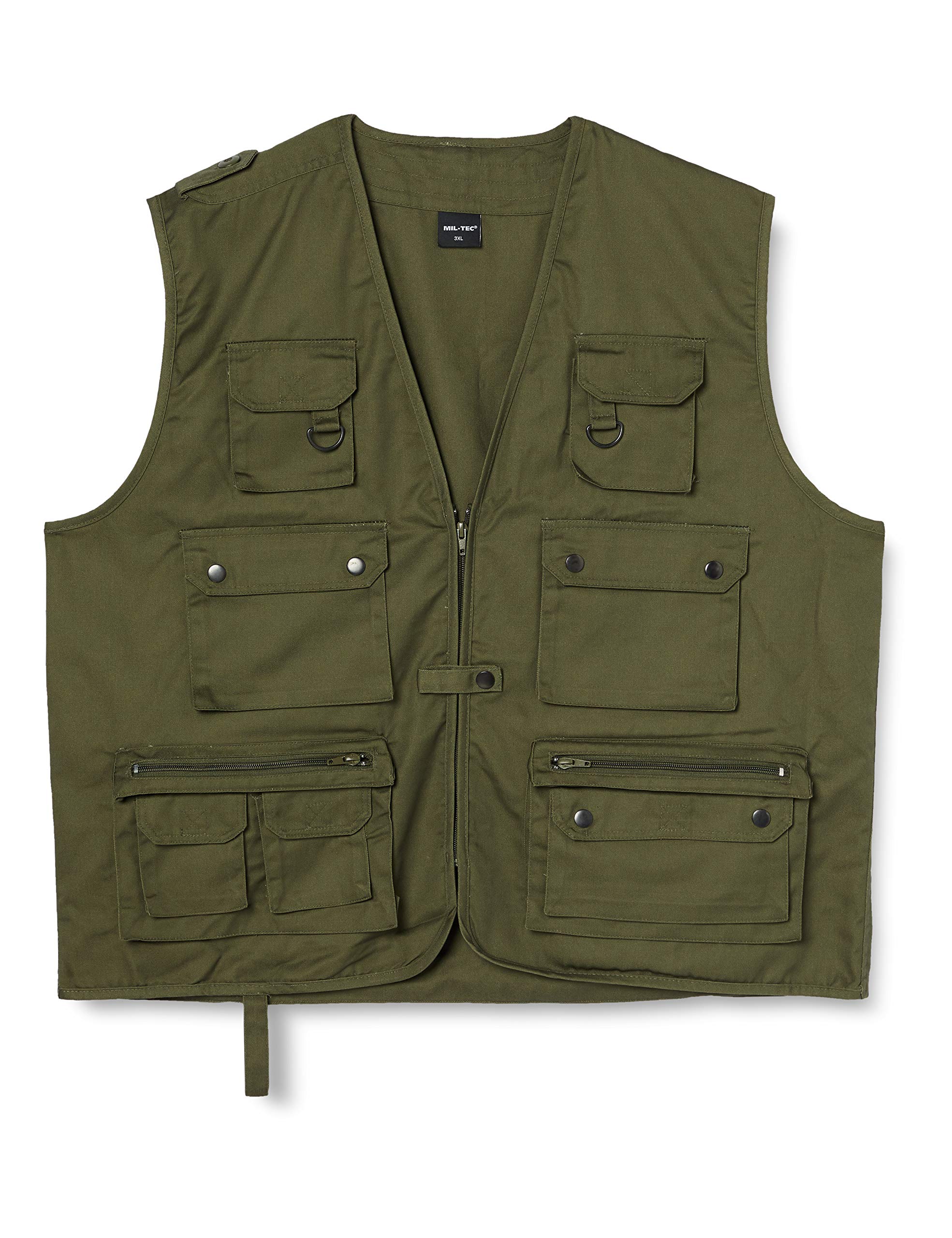 Mil-Tec Vest-10701001 Olive XS