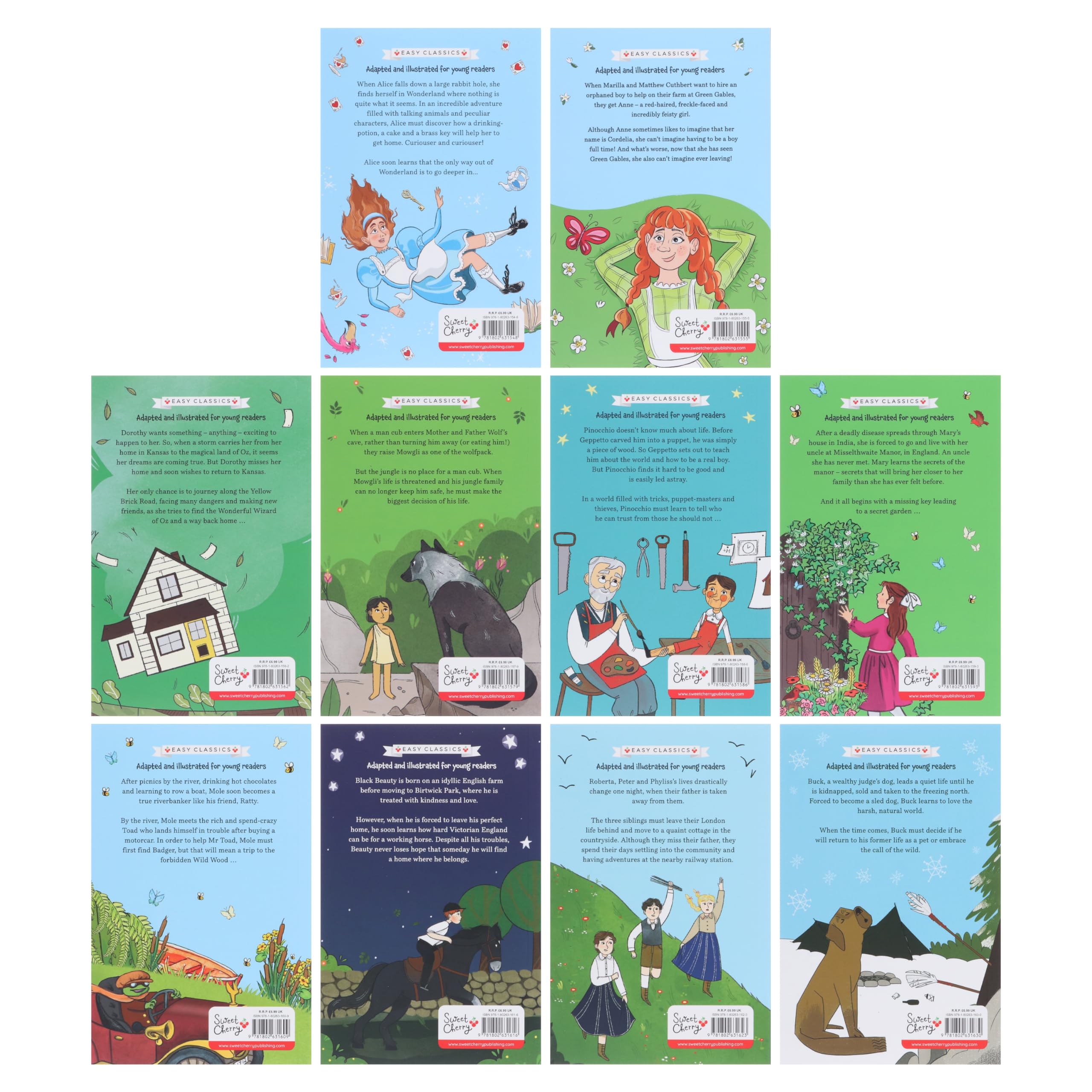 The Children's Easy Classics 10 Book Collection
