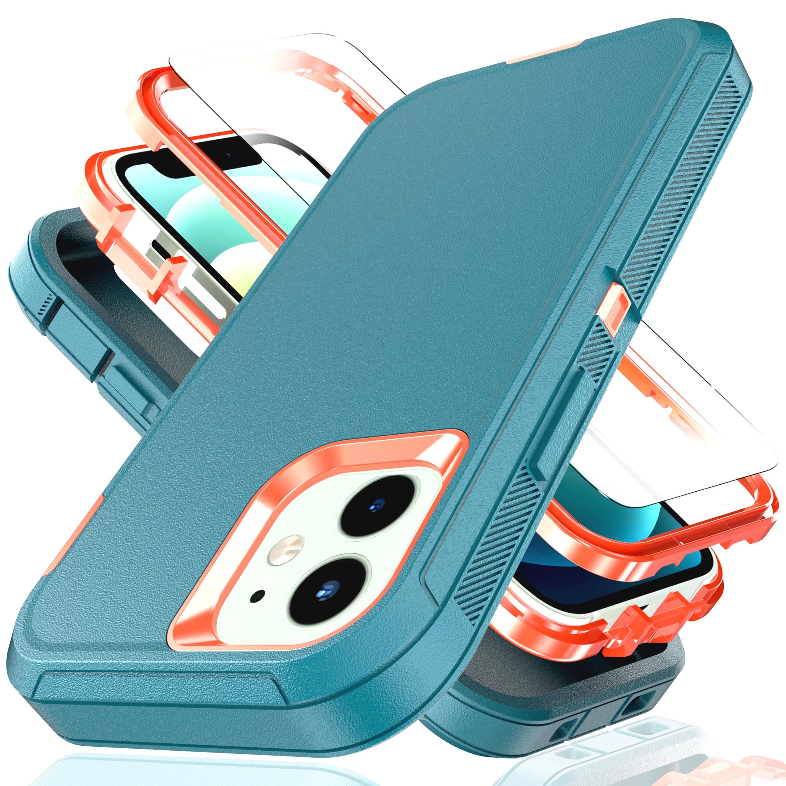 Coque iPhone 12 Mini antichoc avec protège-écran pour le sport