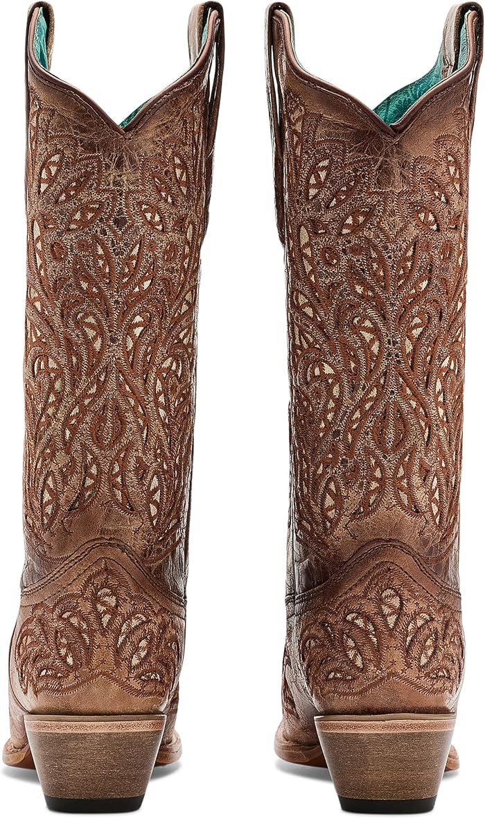 Женские ботинки Corral Boots A5097, цвет: Костяной — фото 4
