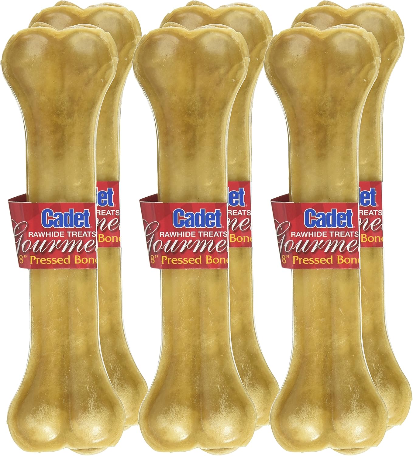 Ims Compressed Rawhide 8 Inch - Pack Of 6