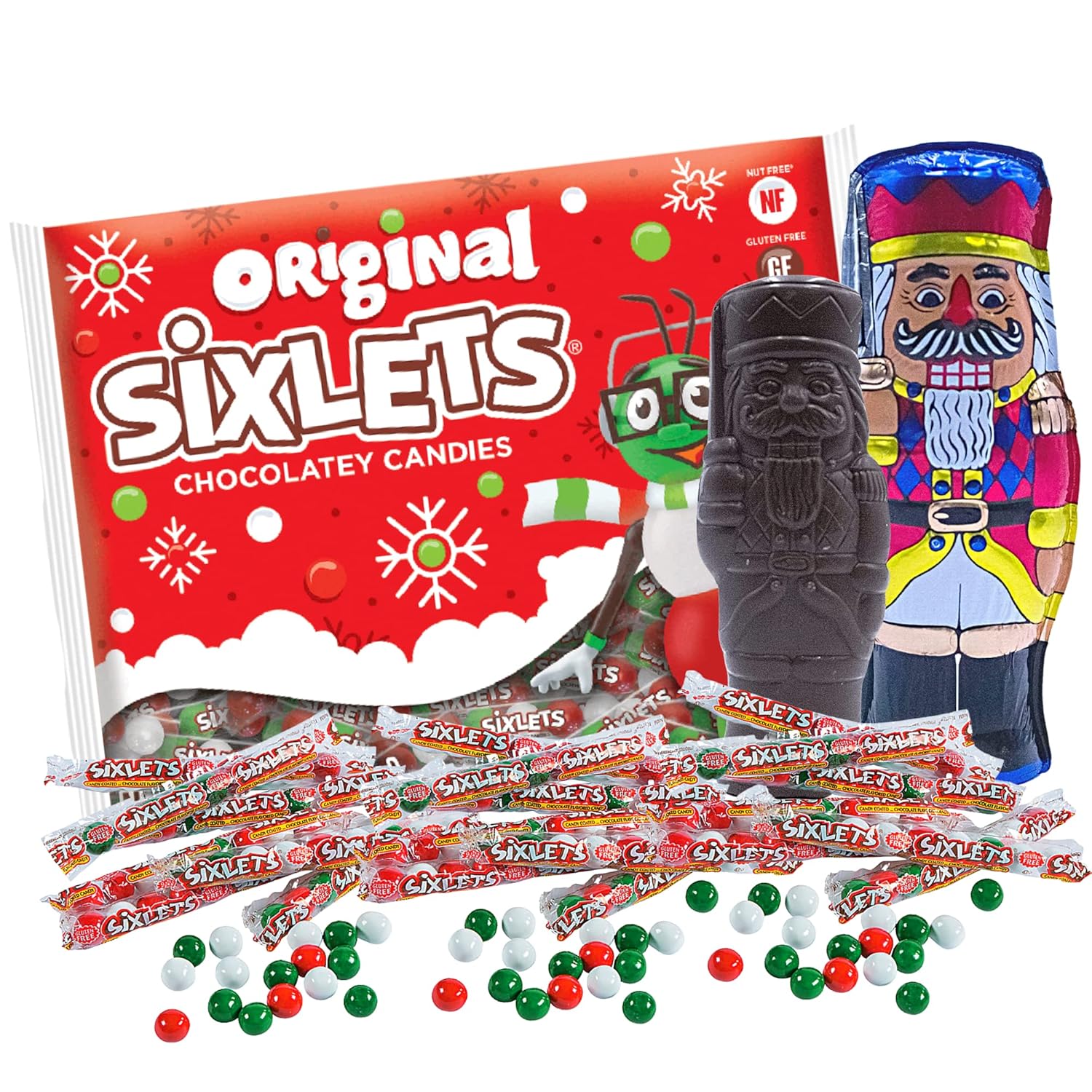 Individually Wrapped Christmas Candy Assortment Stocking