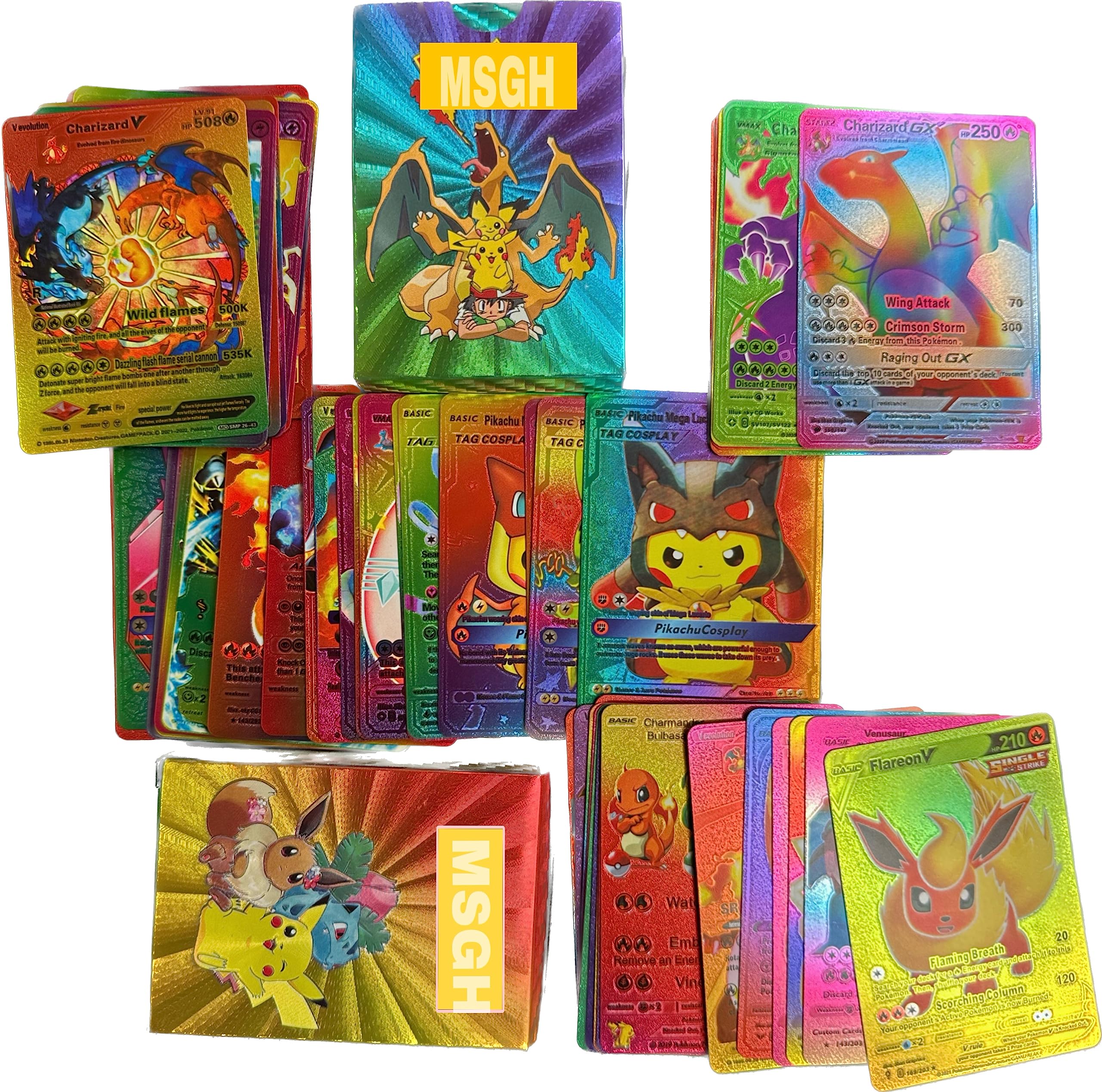 MSGH Collectible Card Games 55 PCS Foil Card (Multicolour 55) (B0C8TL51Z2) Amazon Price History, Amazon Price Tracker