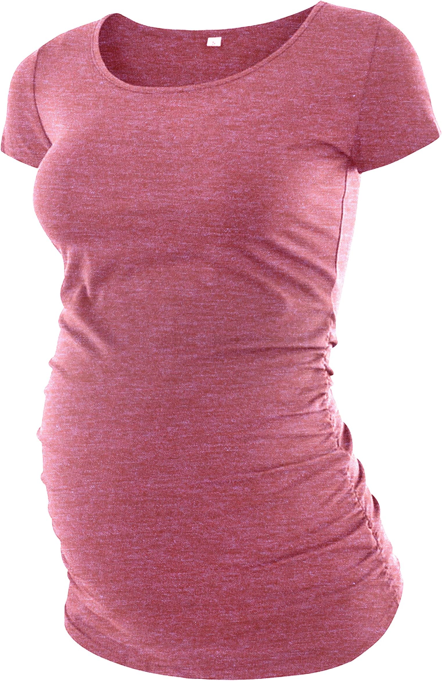 DecrumPregnancy Shirts for Women - Maternity Gift for Pregnant Women Soft Comfortable Sides Ruched Tops & Tees