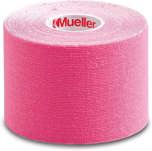 Vista 24 de MUELLER Cinta terapéutica de kinesiología de medicina deportiva, cinta atlética de calidad, sin látex, 20 tiras en I precortadas, 2 x 9.75 pulgadas
