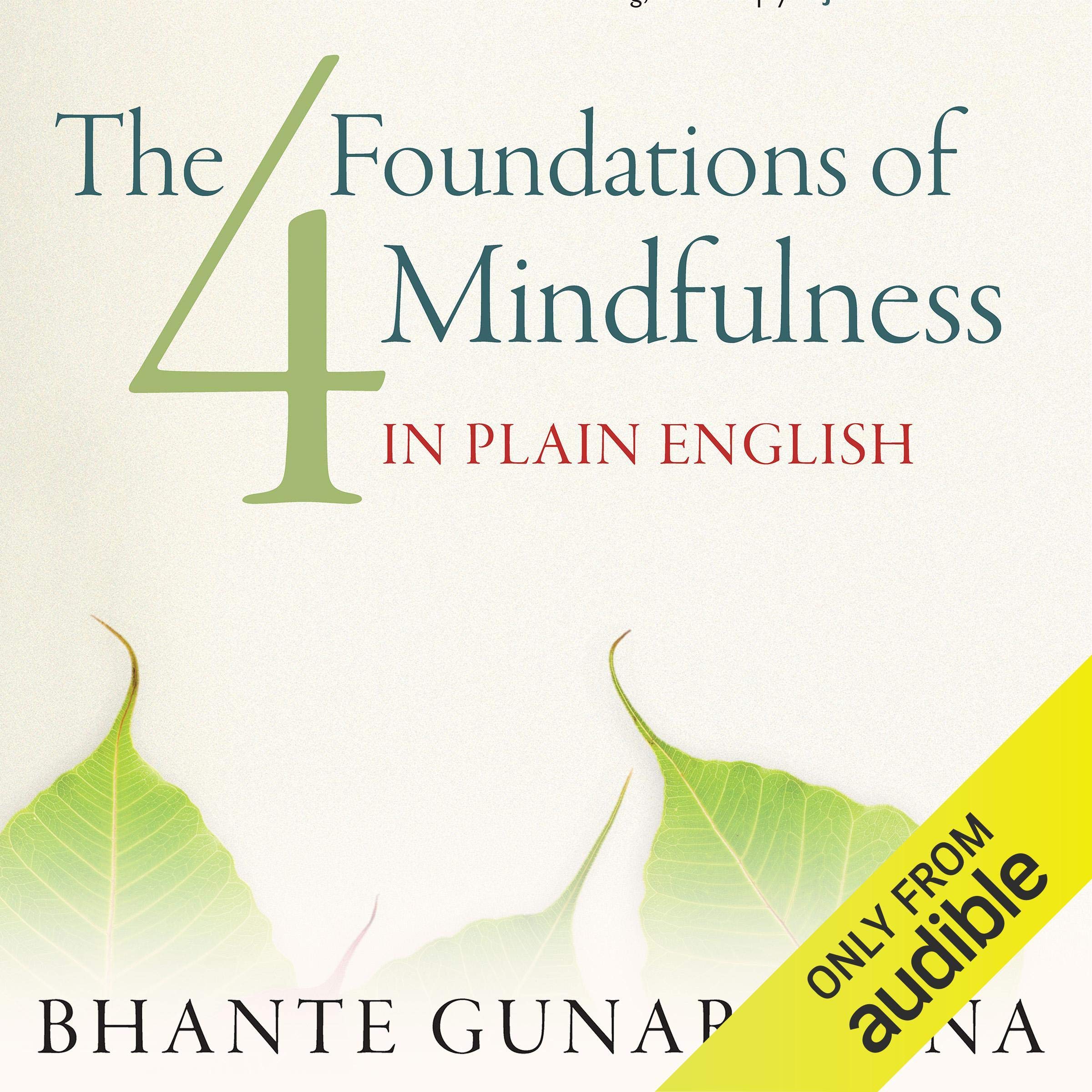 Cover art for The Four Foundations of Mindfulness in Plain English